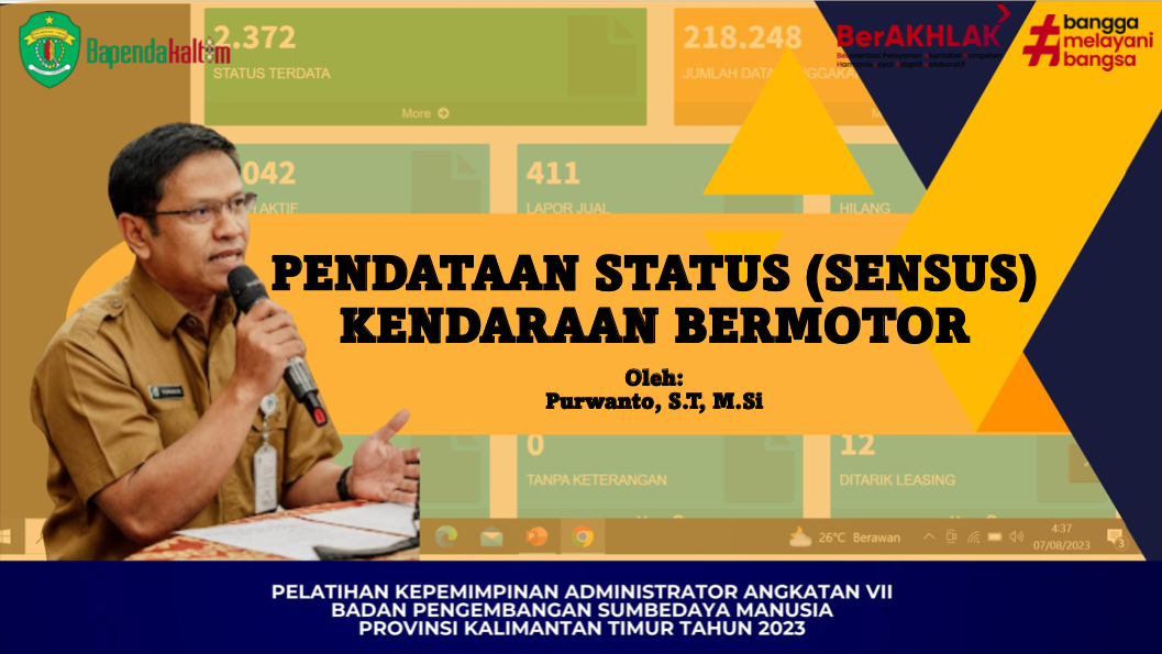 SENSUS KENDARAAN BERMOTOR